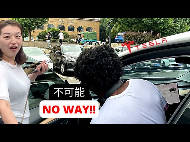 BLACK MAN SPEAKS PERFECT CHINESE AND GETS A FREE TESLA? (BLACK IN CHINA)