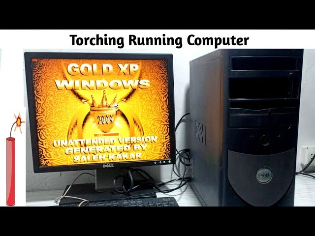 SENDING A DELL To HELL | Destruction fun with DELL | Man Destroys computer