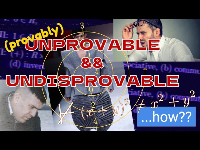 (Provably) Unprovable and Undisprovable... How??
