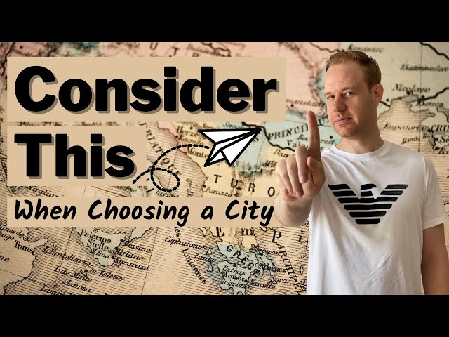 An Important Factor to Consider When Choosing a City to Live in