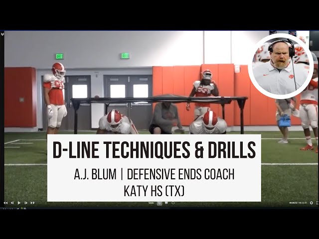 AJ Blum talks D-Line Techniques & Drills