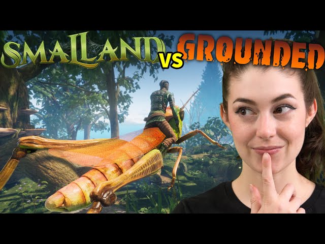Smalland Early Access vs Grounded (unforgiving survival crafting)
