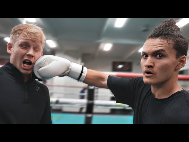 My First Time Boxing... Sparring FaZe Jarvis