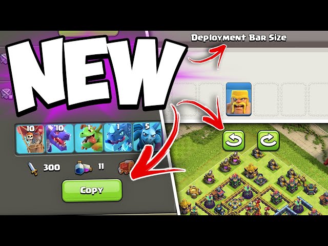 NEW Deployment Bar Sizes + Army Sharing! Clash of Clans Update 2021