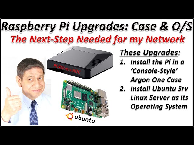 UPGRADING A RASPBERRY PI with an ADVANCED CASE & LOADING UBUNTU LINUX as its Operating System