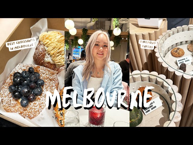 Melbourne vlog 🥐 trying the BEST croissants, Bakemono Bakers, Pandan croissants, and more!!!