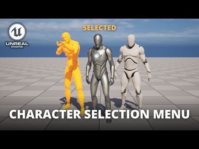 How to Make a Character Selection Menu in Unreal Engine 5