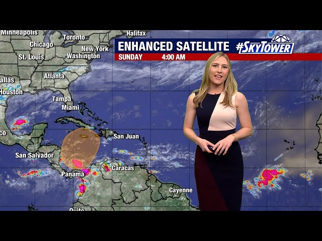 Chance of development in southern Caribbean