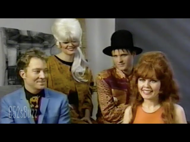 The B-52's press interview for Cosmic Thing