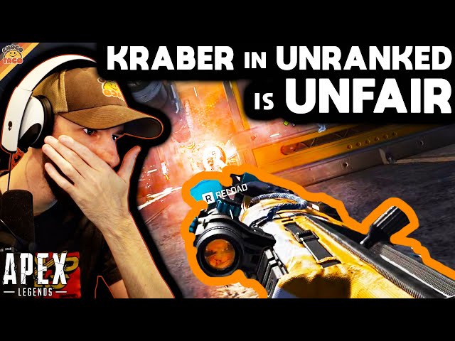 chocoTaco with a Kraber in Unranked is Just Unfair ft. Reid & Goatitron - Apex Legends Wraith Game