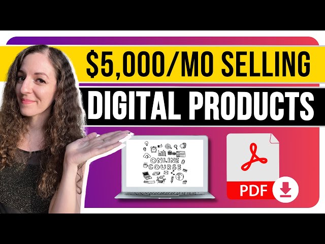 How to Start Selling Digital Products Online (Educational Products) | What to Sell & Where!