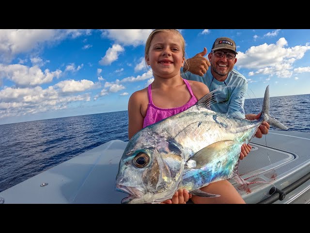 I can't believe Aria caught this fish!!! {Catch Clean Cook} Old Bahama Bay