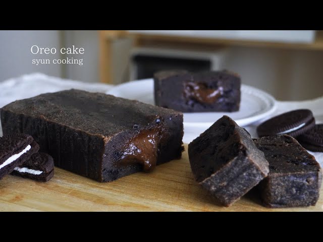 [バター・HMなし] トースターで簡単！オレオケーキ作り方 No ovenOreo cake 오레오 케이크