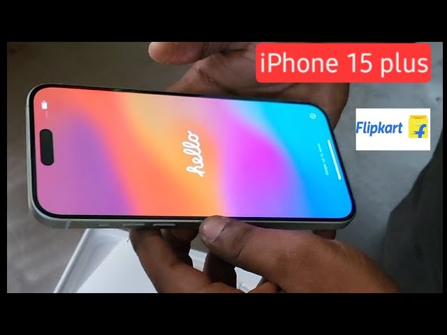 Iphone 15 plus [6gb|128] #green #open box delivery from Flipkart
