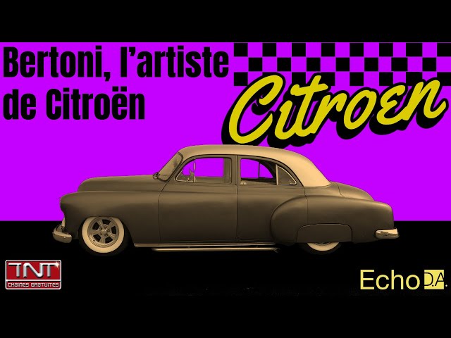 Le Dessinateur de Citroën 🚘 : Bertoni, l’Artiste de Citroën🔴 TV