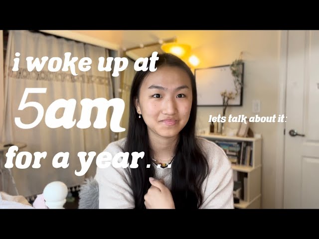 Waking up at 5 am for a year: my experience with achieving the “THAT GIRL” morning routine #thatgirl