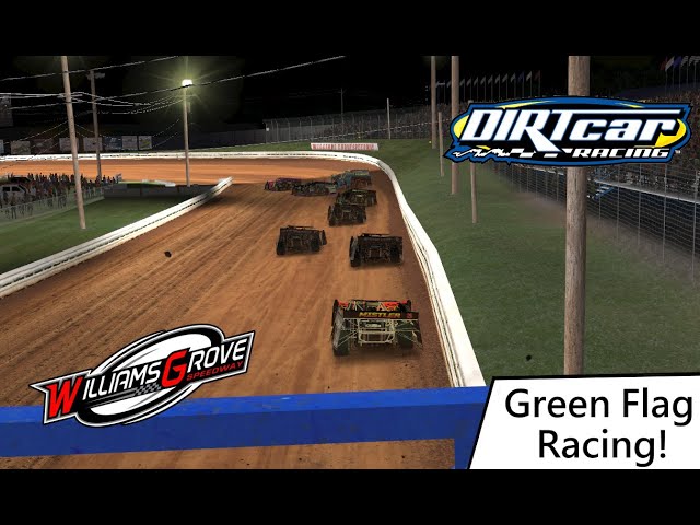 iRacing - Dirt Pro Late Models - Williams Grove - Green flag racing!