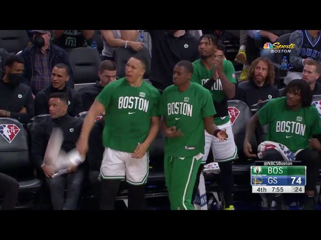 Malik Fitts Boston Celtics Bench Celebrations Compilation