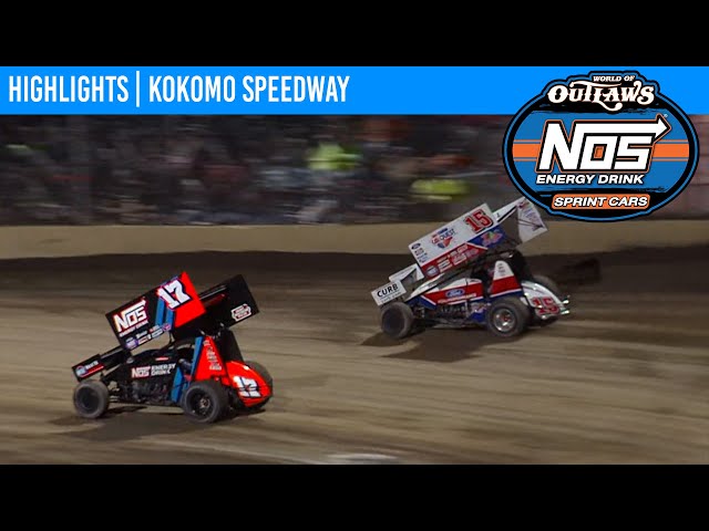 World of Outlaws NOS Energy Drink Sprint Cars Kokomo Speedway October 24, 2020 | HIGHLIGHTS