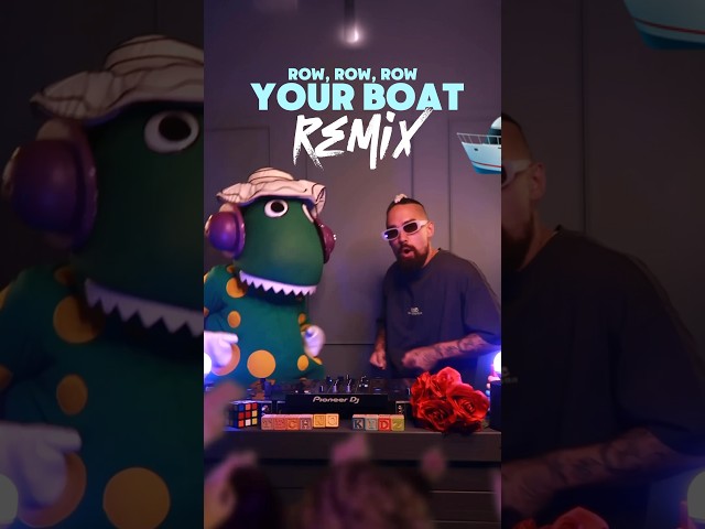 Row your boat with DJ Dorothy and @LennyPearce 🛶 #remix #techno #kids