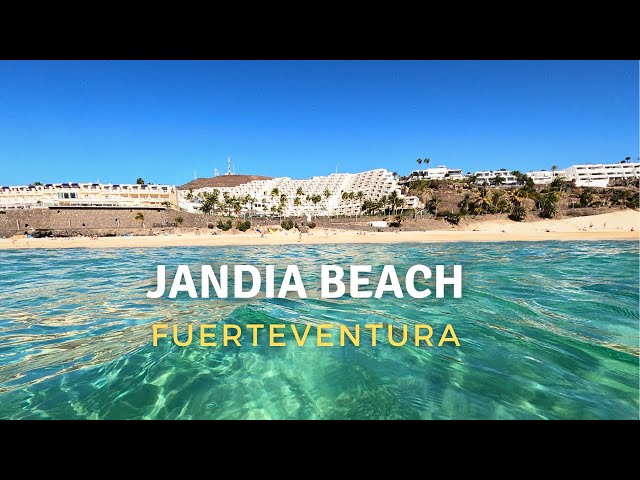 Fuerteventura’s Jandia Beach with its stunning views overlooking Morro Jable | January 2024