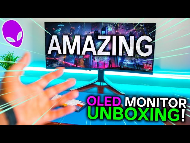 2022 Alienware 34" OLED MONITOR UNBOXING (+GIVEAWAY)