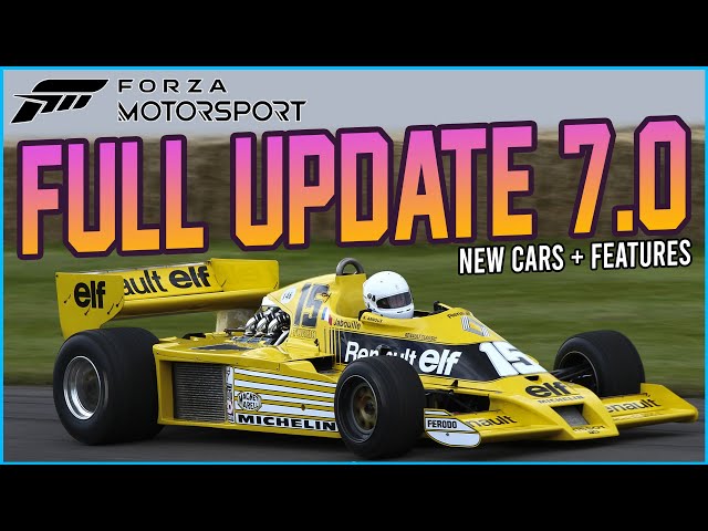Forza Motorsport - Update 7 Info! 5 New Cars, New Track + Features