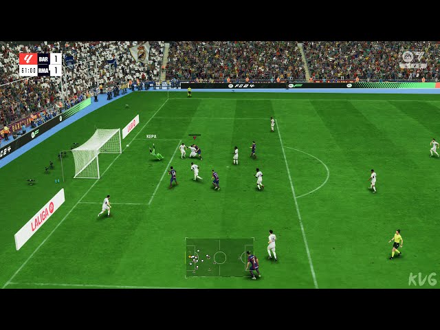 EA SPORTS FC 24 - FC Barcelona vs Real Madrid CF - Gameplay (PS5 UHD) [4K60FPS]