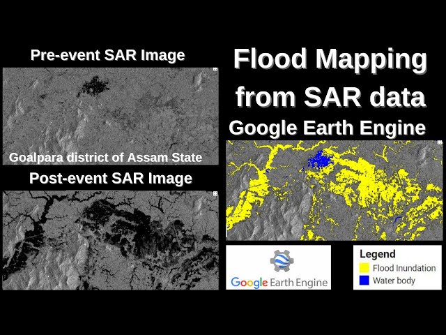 Flood Mapping using Sentinel-1 SAR data in Google Earth engine - Recent Assam flood