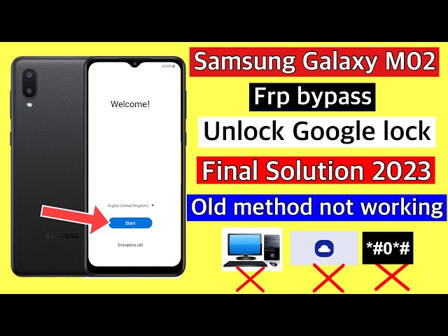 Final Solution-Samsung m02 frp bypass || Samsung m02 remove google account lock || Without pc