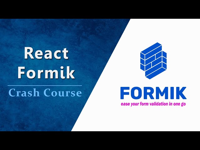 Learn Form Validation using Formik & Yup in React JS | For Beginners
