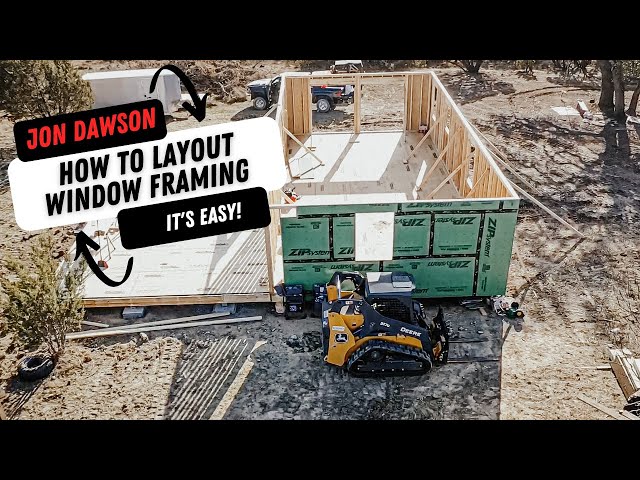 How to layout window framing.