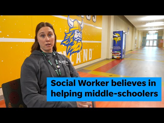 Social Worker believes in helping middle-school students