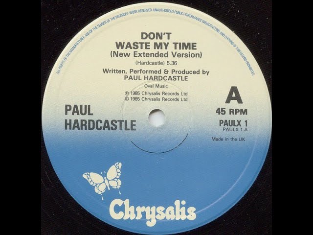 Paul Hardcastle ft. Carol Kenyon - Don't Waste My Time (New Extended Version)