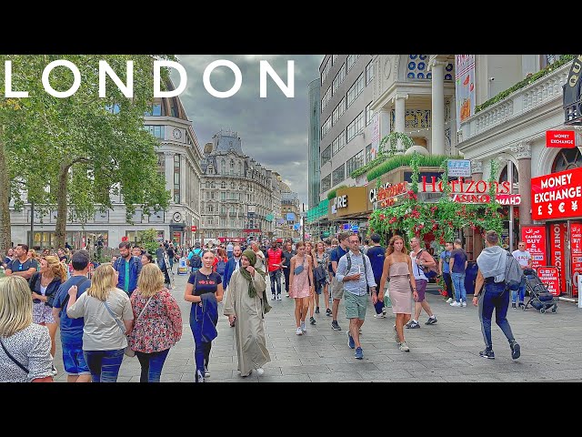England, London Summer 2023 4K HDR Walking Tour | London Virtual Summer Streets walk