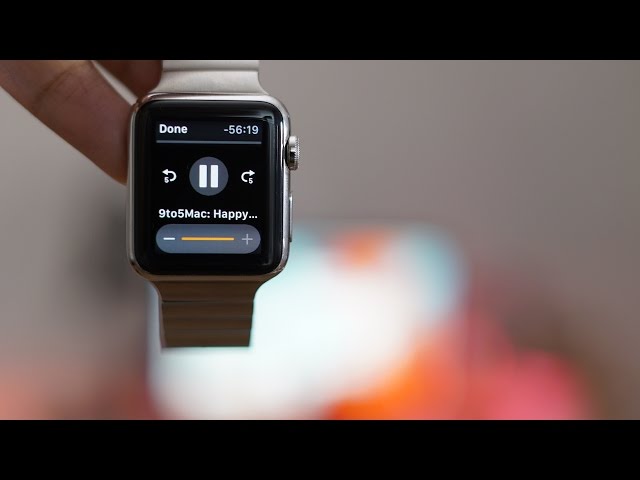 WatchPlayer: Play podcast episodes offline via the Apple Watch speaker