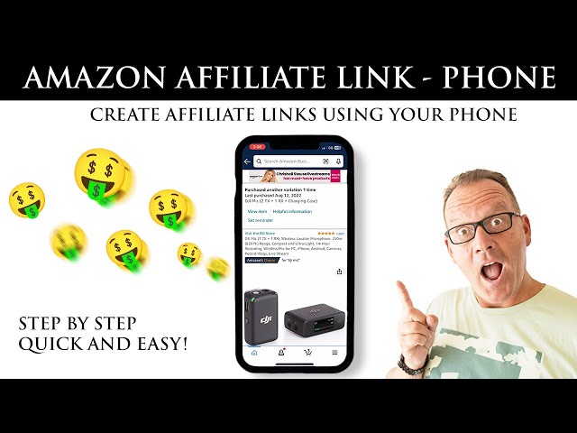Create Amazon Affiliate Links from your Phone.
