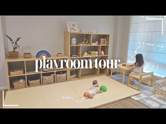 Montessori Playroom Tour | Montessori Activities for 3 year olds