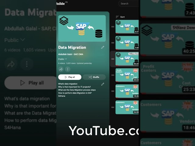 Data Migration Playlist