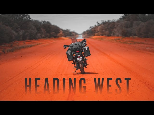 Riding 1000km into the outback to grab one image on my Royal Enfield Himalayan motorbike.