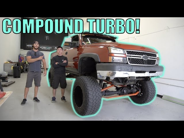 GIANT COMPOUND TURBO SOLID AXLE SWAPPED DURAMAX!