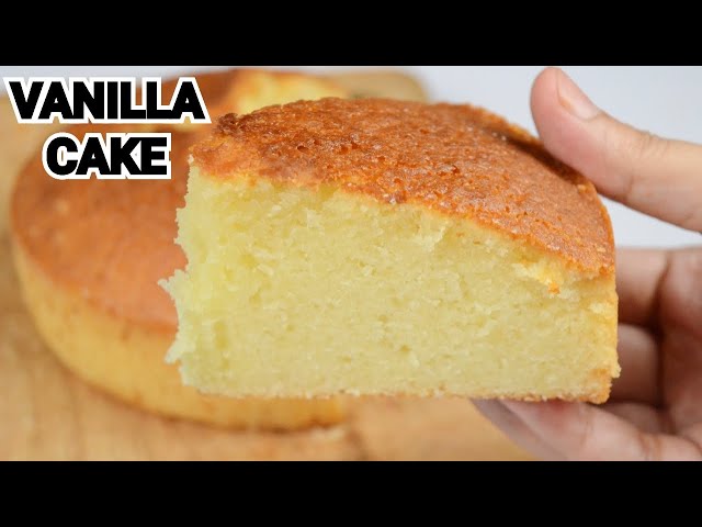 VANILLA CAKE With 1 Cup Flour by (YES I CAN COOK)