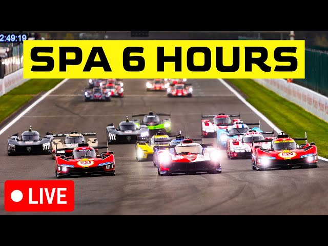 WEC LIVE Watchalong - Spa 6 Hours With Timings And Commentary!