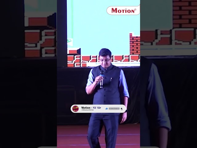 क्या तुमने Super Mario खेला है ? | NV Sir at IIT - BHU #nvsir #shorts #technex23 #viral #motionkota