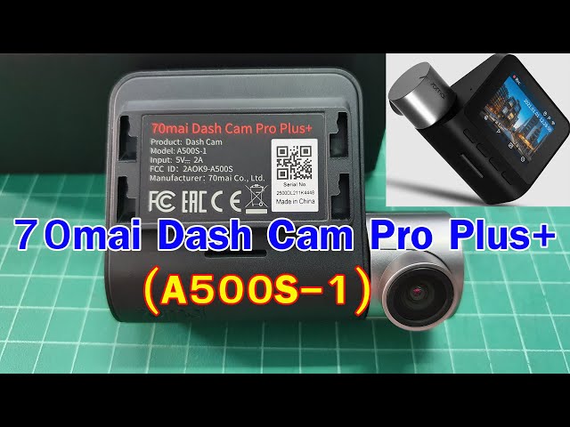 รีวิวละเอียด กล้องติดรถ 70mai Dash Cam Pro Plus+ (A500S-1) บันทึกหน้าหลัง 2.7K|1080P มี GPS ในต้ว