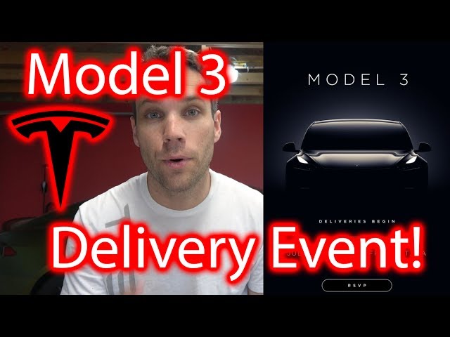 Tesla Model 3 Delivery Event Invitation!!!! It's Happening!