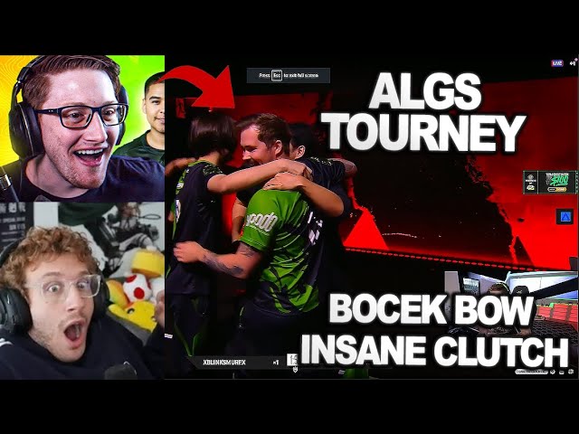 STREAMERS react after winning the ALGS LONDON TOURNEY with HAKIS World's best BOCEK BOW play