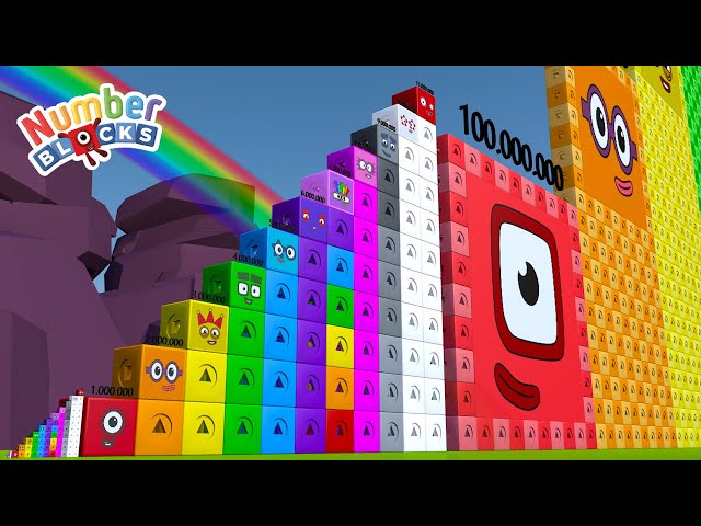 Looking for Numberblocks Puzzle Step Squad 1 to 11 MILLION to 500,000,000 MILLION BIGGEST!