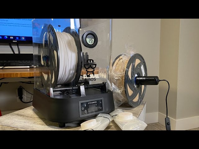 EIBOS Cyclopes 3d printer filament spool dryer Review. Worth it?