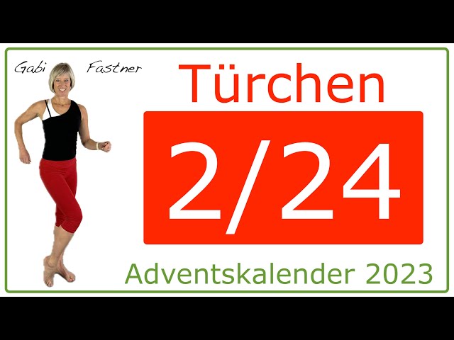 Türchen 2 🎄 15 min. Adventskalender 2023 | Cardio Training im Stehen, ohne Geräte
